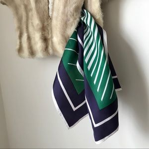 Vintage Color Block Scarf